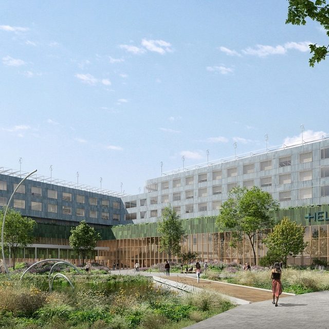 Helora - a sustainable, innovative and forward-looking design for a hospital network in Hainaut